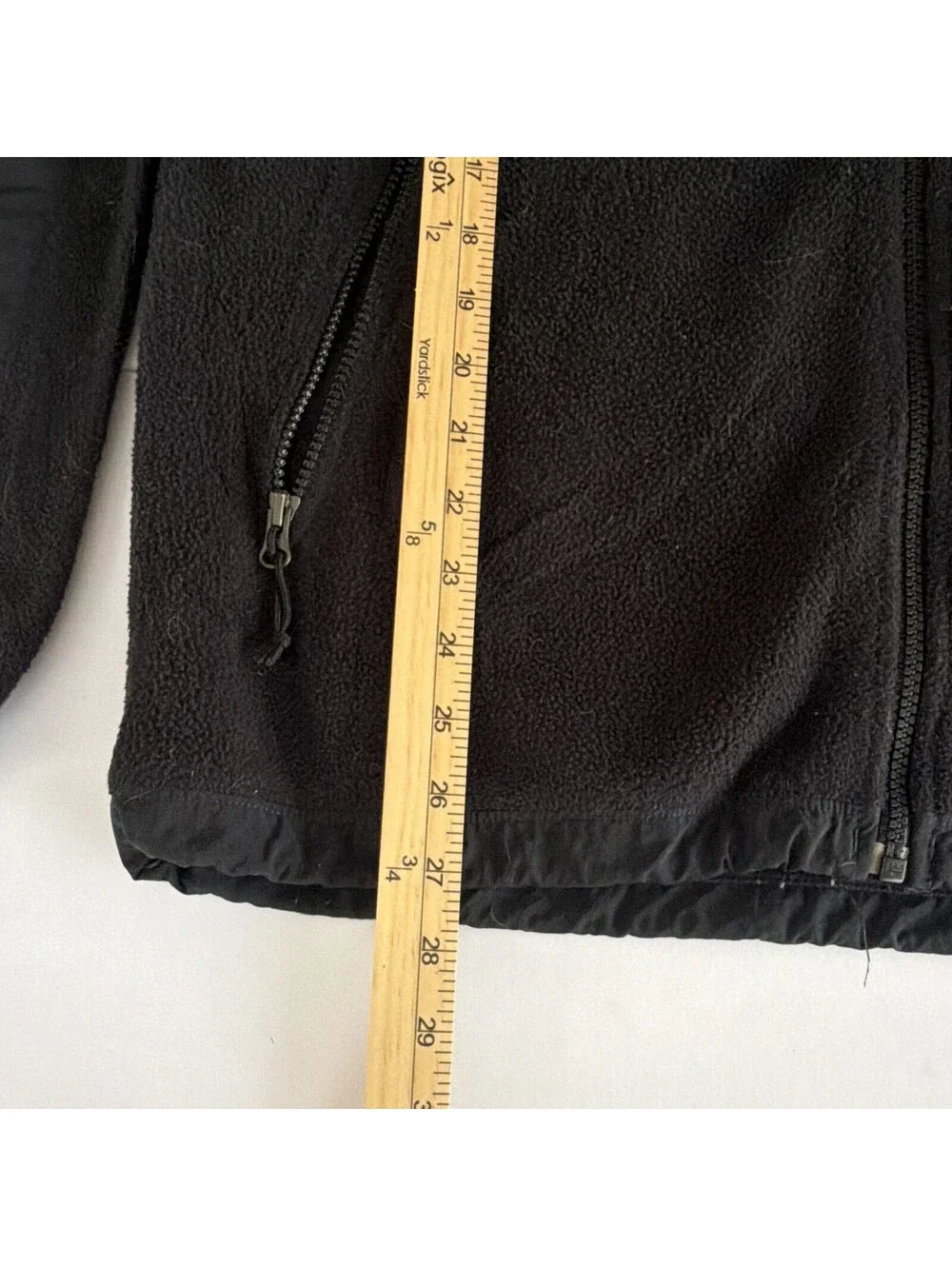 The North Face Men's Black Solid Full Zip Denali Jacket Size M